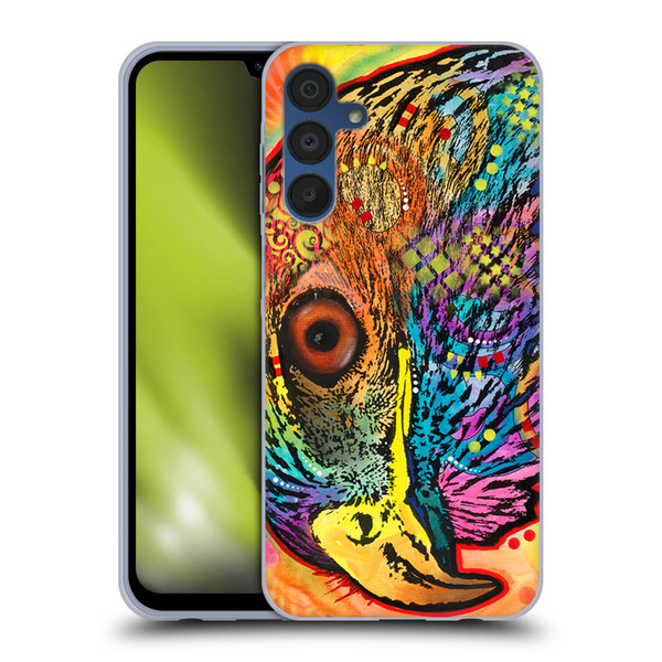 Dean Russo Wildlife 3 Hawk Soft Gel Case for Samsung Galaxy A15 & MagSafe