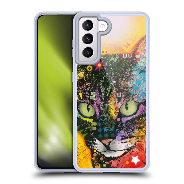 Dean Russo Cats Intent Soft Gel Case for Samsung Galaxy S21 5G & MagSafe