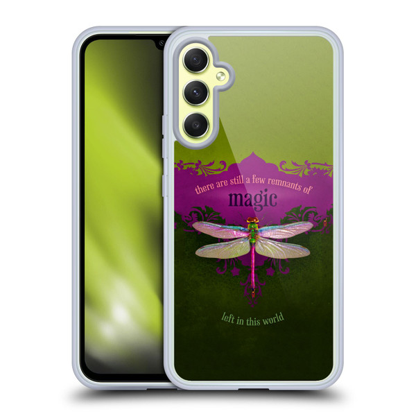 Duirwaigh Insects Dragonfly Soft Gel Case for Samsung Galaxy A34 5G