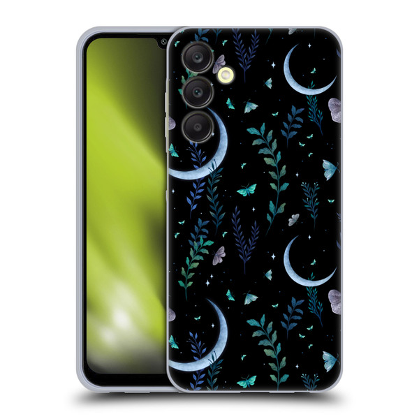 Episodic Drawing Art Moth Garden Pattern Soft Gel Case for Samsung Galaxy A25 5G