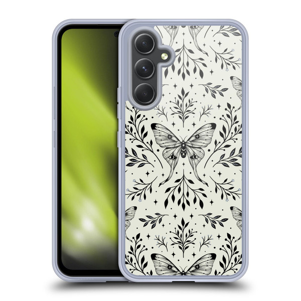 Episodic Drawing Art Mystical Butterfly Pattern Soft Gel Case for Samsung Galaxy A54 5G