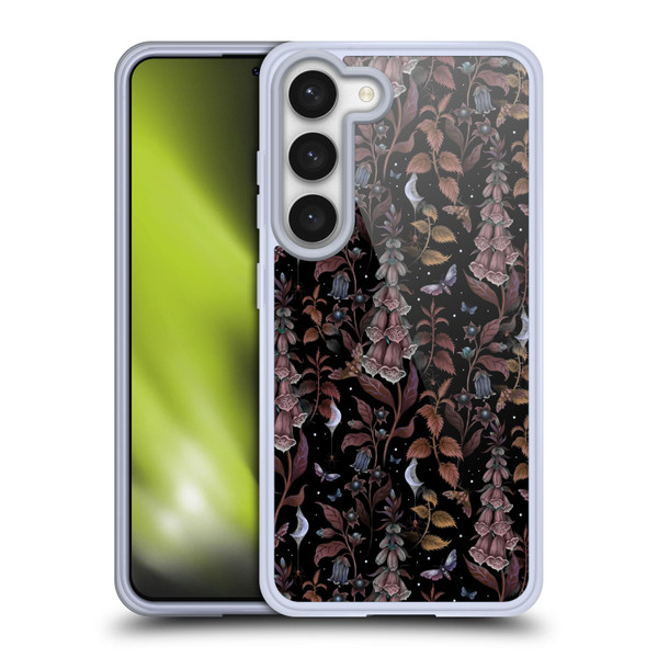 Episodic Drawing Art Witch Garden Pattern Soft Gel Case for Samsung Galaxy S23 5G & MagSafe