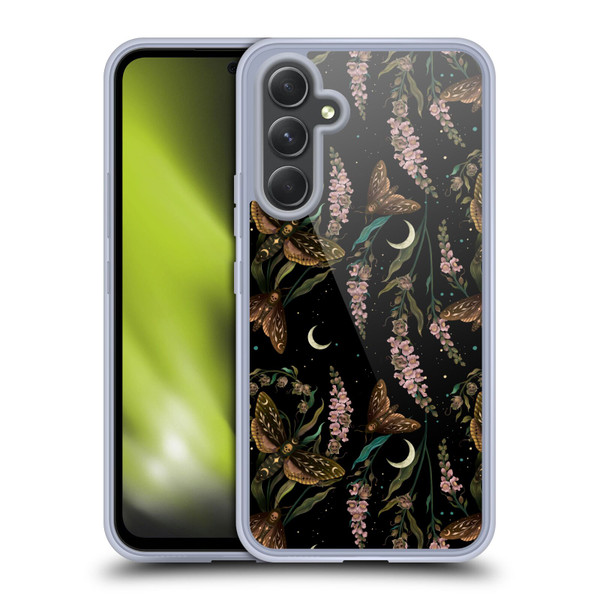 Episodic Drawing Pattern Death Head Pattern Soft Gel Case for Samsung Galaxy A54 5G