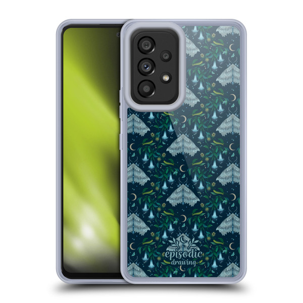 Episodic Drawing Spooky Patterns Angel Moth Soft Gel Case for Samsung Galaxy A53 5G (2022)