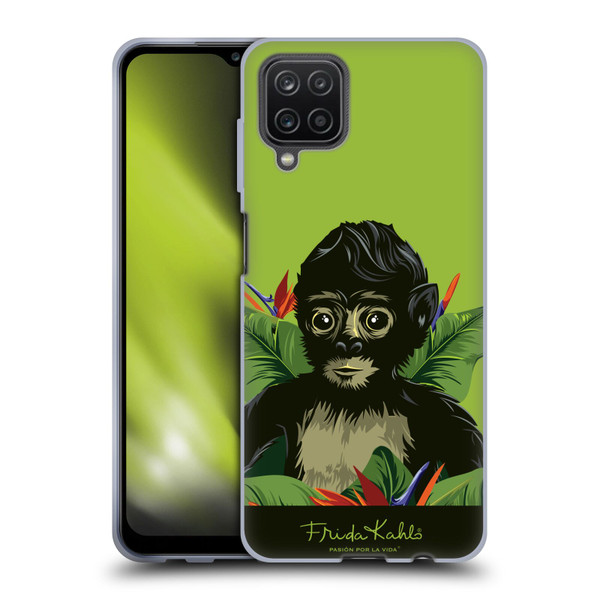 Frida Kahlo Tropical Monkey Soft Gel Case for Samsung Galaxy A12 (2020)