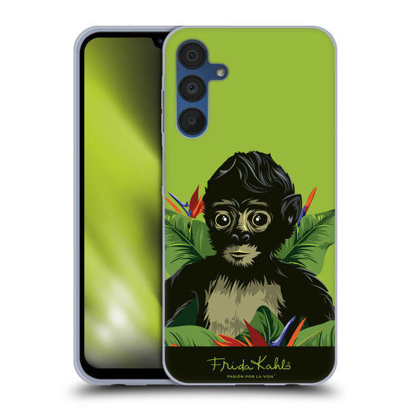 Frida Kahlo Tropical Monkey Soft Gel Case for Samsung Galaxy A15 & MagSafe