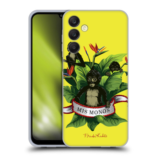 Frida Kahlo Tropical Monkeys Soft Gel Case for Samsung Galaxy A25 5G