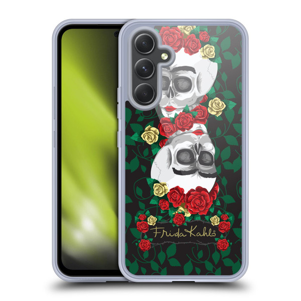 Frida Kahlo Roses Mirror Soft Gel Case for Samsung Galaxy A54 5G
