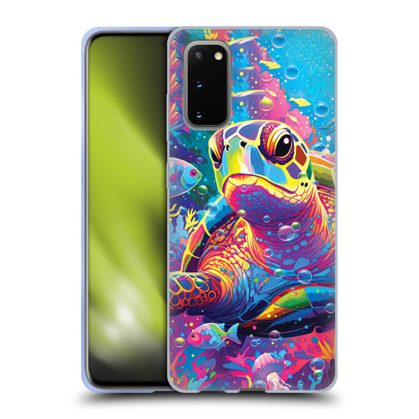 Michael David Ward Animals Turtle Magic Soft Gel Case for Samsung Galaxy S20 / S20 5G