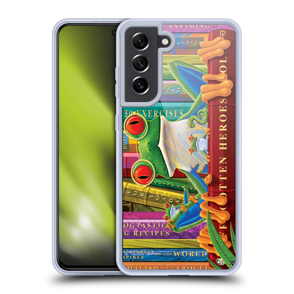 Michael David Ward Animals Frog Soft Gel Case for Samsung Galaxy S21 FE 5G & MagSafe