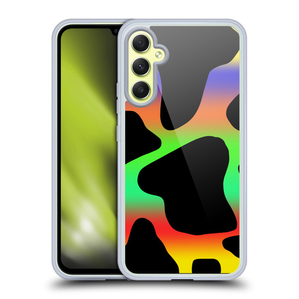Grace Illustration Cow Prints Assorted Soft Gel Case for Samsung Galaxy A34 5G