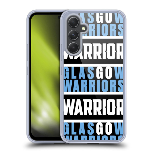Glasgow Warriors Graphics Warrior Soft Gel Case for Samsung Galaxy A54 5G