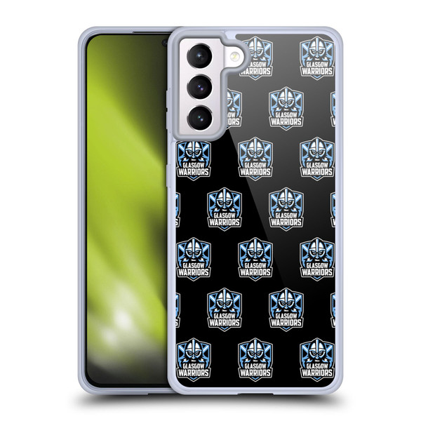 Glasgow Warriors Logo 2 Patterns Soft Gel Case for Samsung Galaxy S21+ 5G & MagSafe