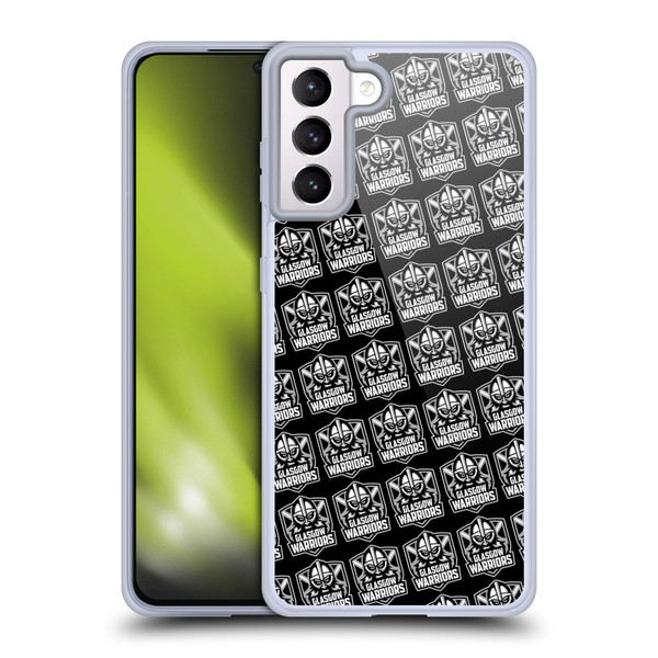 Glasgow Warriors Logo Pattern Soft Gel Case for Samsung Galaxy S21+ 5G & MagSafe
