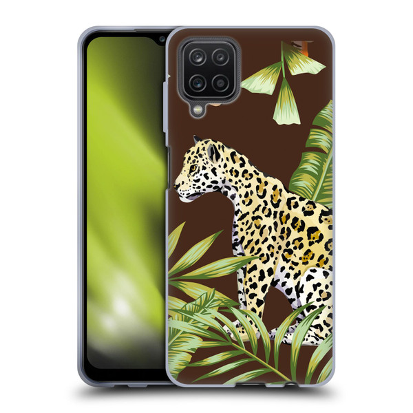 Haroulita Forest Leopard Soft Gel Case for Samsung Galaxy A12 (2020)