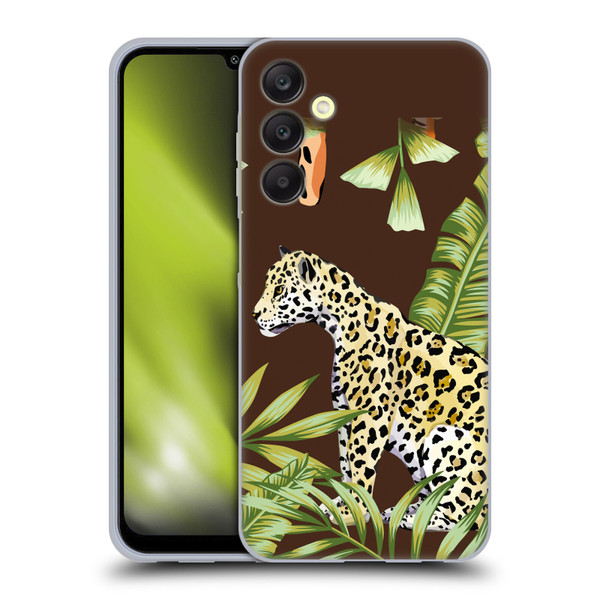 Haroulita Forest Leopard Soft Gel Case for Samsung Galaxy A25 5G