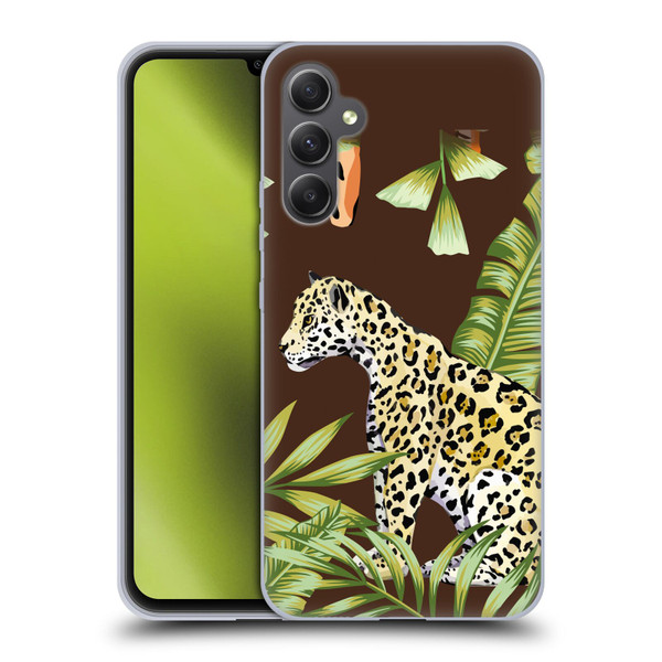 Haroulita Forest Leopard Soft Gel Case for Samsung Galaxy A34 5G