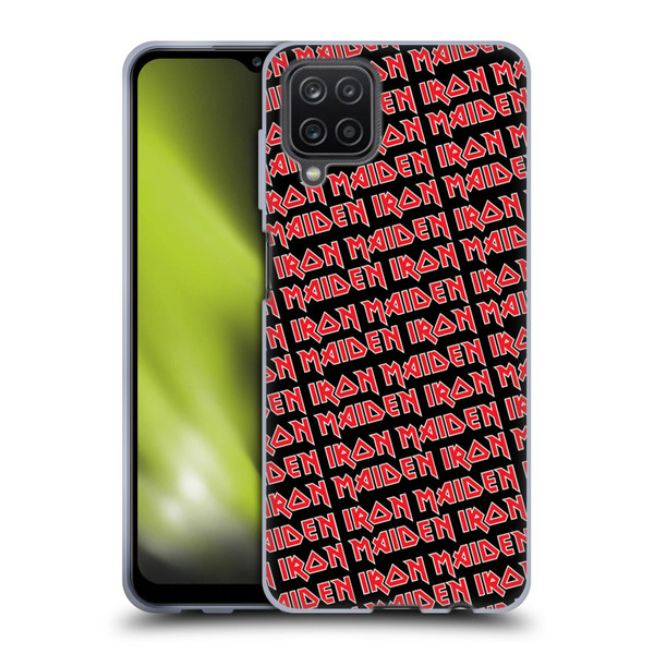Iron Maiden Graphics Logo Pattern Soft Gel Case for Samsung Galaxy A12 (2020)