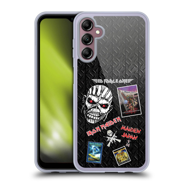 Iron Maiden Graphics Collage Soft Gel Case for Samsung Galaxy A14 5G