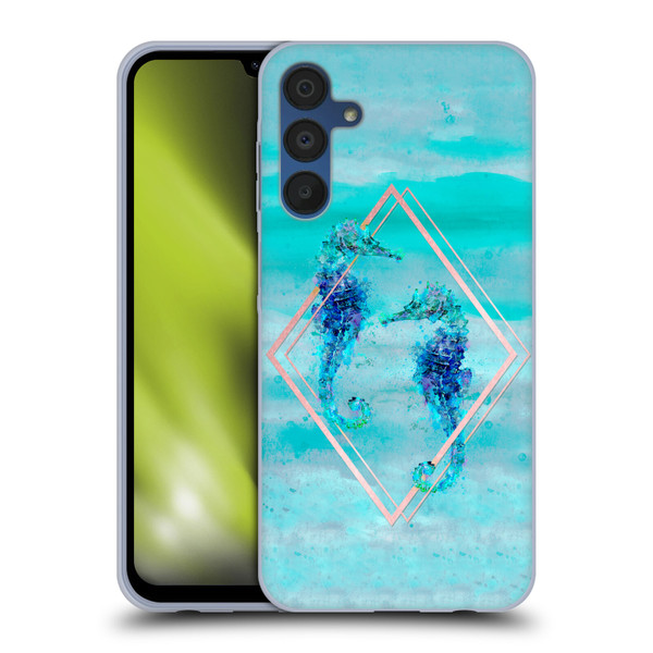 LebensArt Beings Lovers Soft Gel Case for Samsung Galaxy A15 & MagSafe