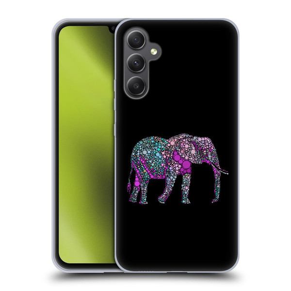 LebensArt Beings Elephant Soft Gel Case for Samsung Galaxy A34 5G
