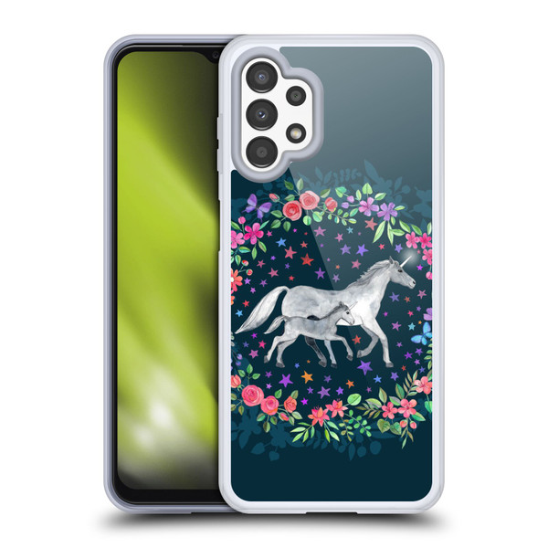 Micklyn Le Feuvre Wildlife Celestial Harmony Soft Gel Case for Samsung Galaxy A13 (2022)