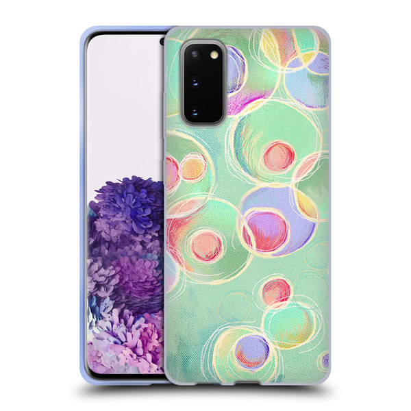 Micklyn Le Feuvre Patterns Iridescent Bubbles Soft Gel Case for Samsung Galaxy S20 / S20 5G