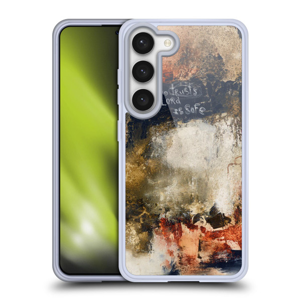 Michel Keck Religious Abstract Proverbs Soft Gel Case for Samsung Galaxy S23 5G & MagSafe