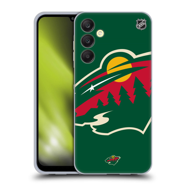 NHL Minnesota Wild Oversized Soft Gel Case for Samsung Galaxy A25 5G