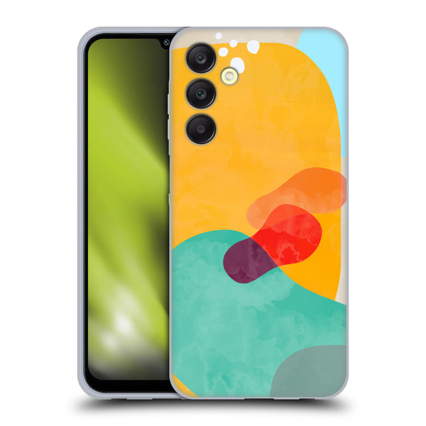 Ninola Freeform Patterns Abstracts Desert Soft Gel Case for Samsung Galaxy A25 5G
