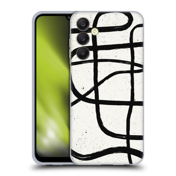 Ninola Freeform Patterns Scandinavian Marker Soft Gel Case for Samsung Galaxy A25 5G