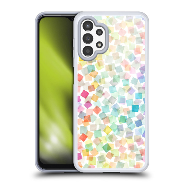 Ninola Mix Patterns Confetti Plaids Soft Gel Case for Samsung Galaxy A13 (2022)