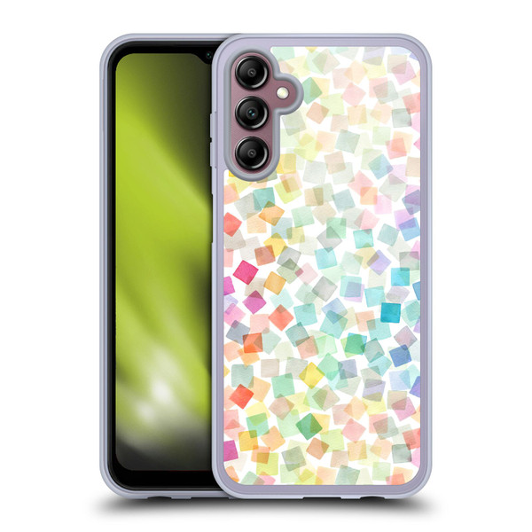 Ninola Mix Patterns Confetti Plaids Soft Gel Case for Samsung Galaxy A14 5G