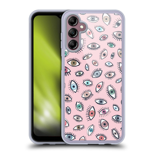Ninola Patterns 4 Eyes Pink Soft Gel Case for Samsung Galaxy A14 5G