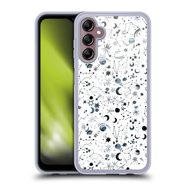 Ninola Patterns 4 Astrology Space White Soft Gel Case for Samsung Galaxy A14 5G