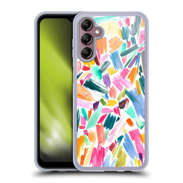 Ninola Watercolor Prints Scribble Soft Gel Case for Samsung Galaxy A14 5G