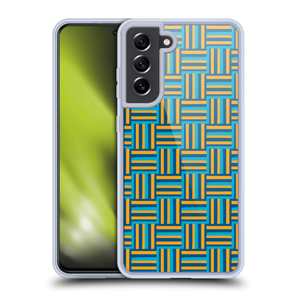 Ninola Patterns 4 Patchwork Soft Gel Case for Samsung Galaxy S21 FE 5G & MagSafe