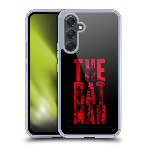 The Batman Neo-Noir Graphics Typography Soft Gel Case for Samsung Galaxy A54 5G