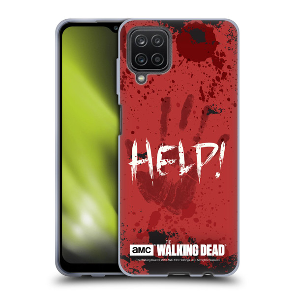 AMC The Walking Dead Quotes Help Soft Gel Case for Samsung Galaxy A12 (2020)