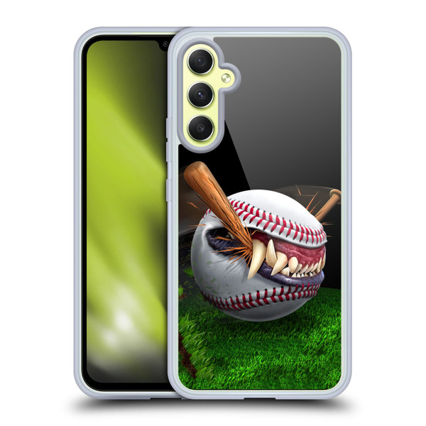 Tom Wood Monsters Baseball Soft Gel Case for Samsung Galaxy A34 5G