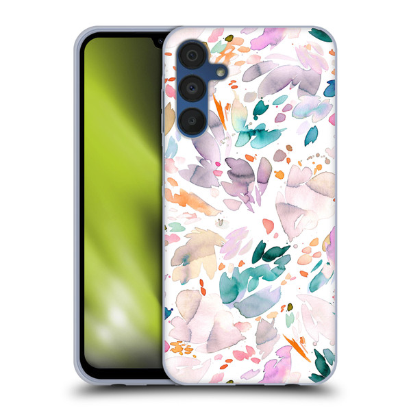 Ninola Pattern Abstract Petals Soft Gel Case for Samsung Galaxy A15 & MagSafe