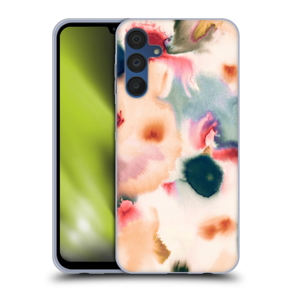 Ninola Pattern Abstract Watercolor Soft Gel Case for Samsung Galaxy A15 & MagSafe