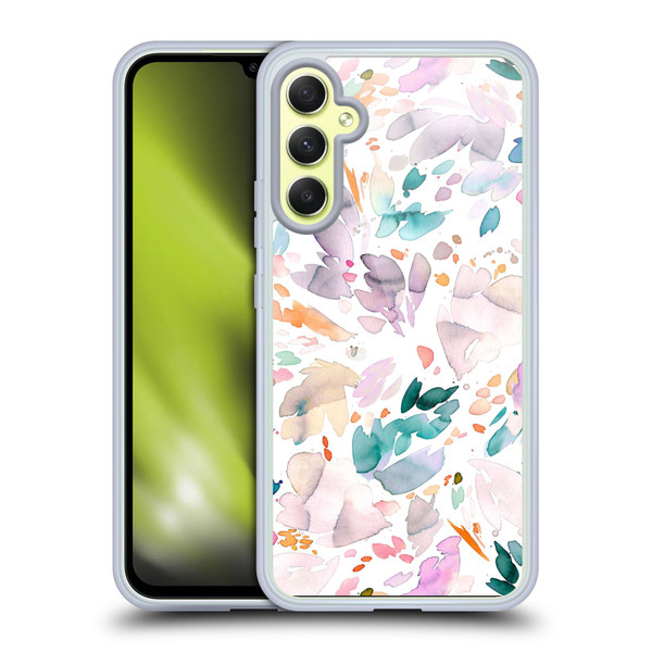 Ninola Pattern Abstract Petals Soft Gel Case for Samsung Galaxy A34 5G