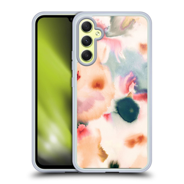 Ninola Pattern Abstract Watercolor Soft Gel Case for Samsung Galaxy A34 5G