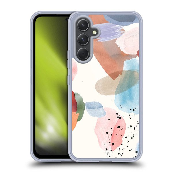 Ninola Pattern Abstract Pastel Soft Gel Case for Samsung Galaxy A54 5G