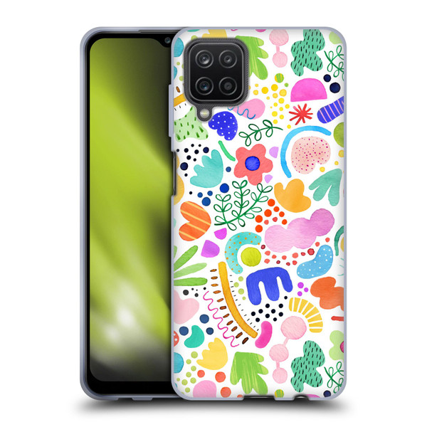Ninola Summer Patterns Modern Bold Shapes Soft Gel Case for Samsung Galaxy A12 (2020)