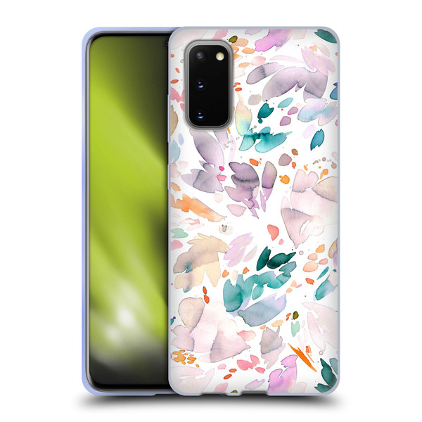 Ninola Pattern Abstract Petals Soft Gel Case for Samsung Galaxy S20 / S20 5G