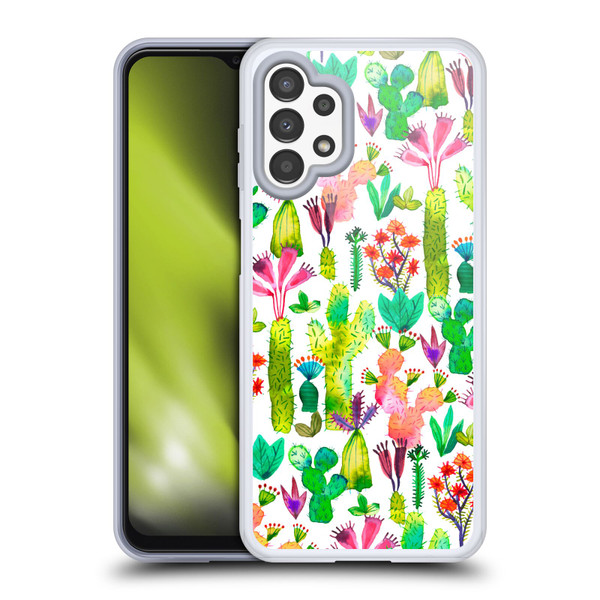 Ninola Summer Patterns Cacti Garden Soft Gel Case for Samsung Galaxy A13 (2022)