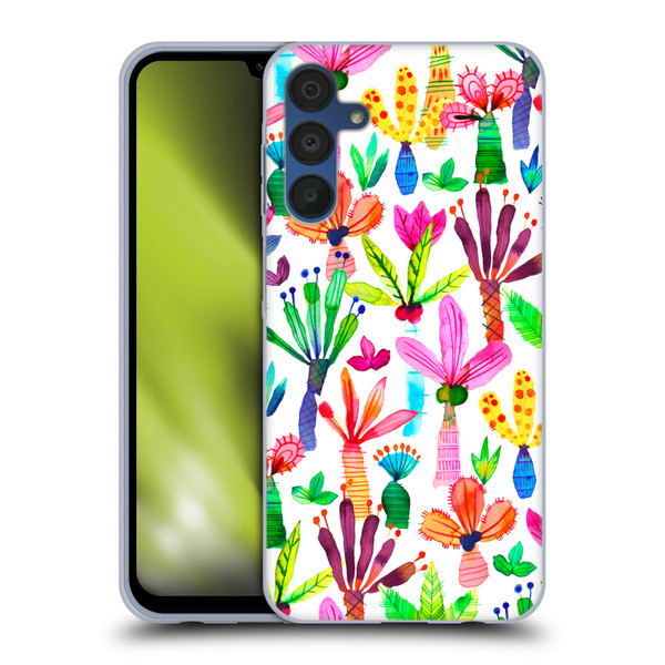 Ninola Summer Patterns Palms Garden Soft Gel Case for Samsung Galaxy A15 & MagSafe