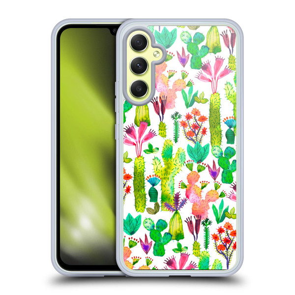Ninola Summer Patterns Cacti Garden Soft Gel Case for Samsung Galaxy A34 5G